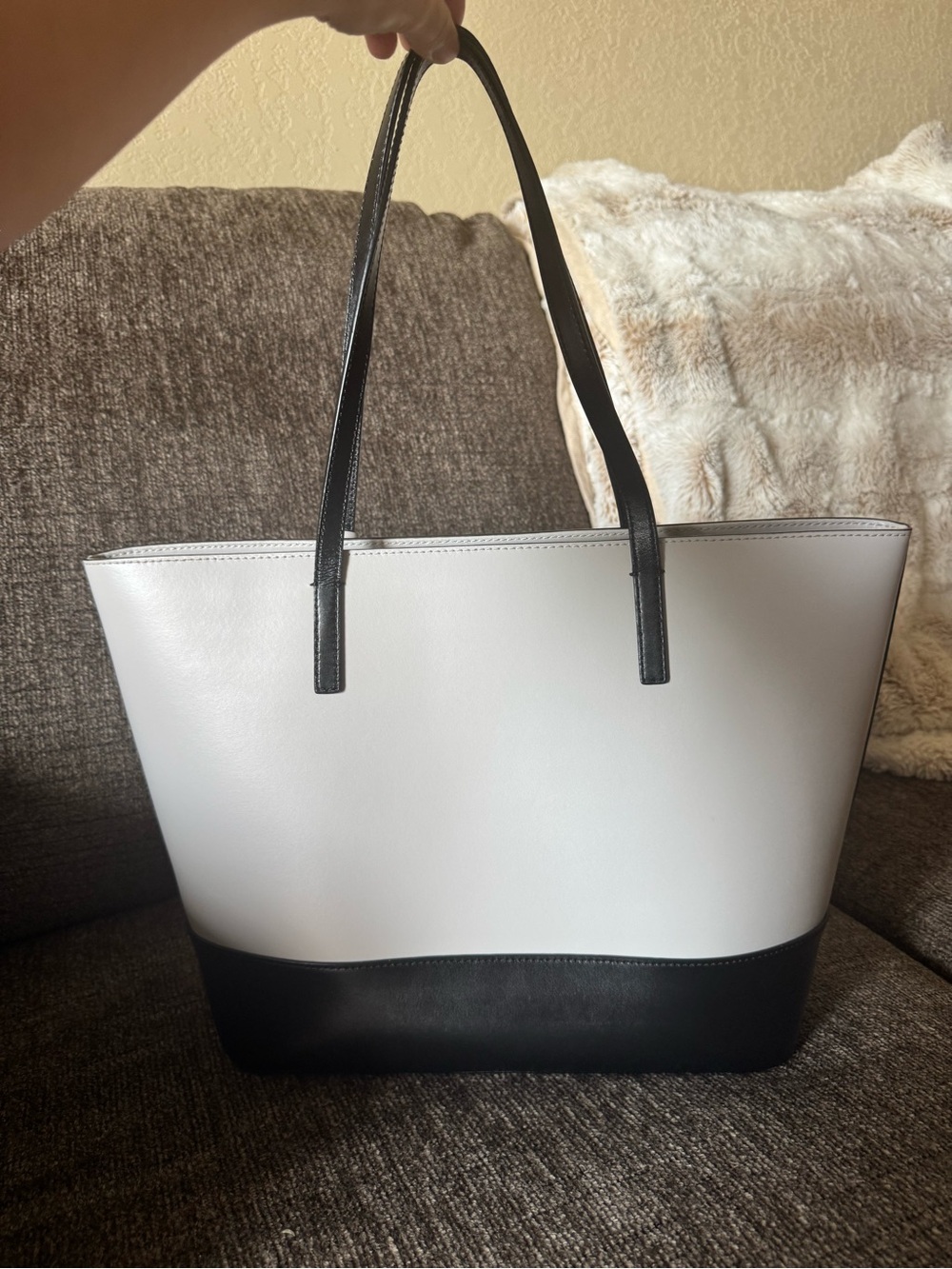 kate spade White and Black Tote Bag - Picture 3 of 10